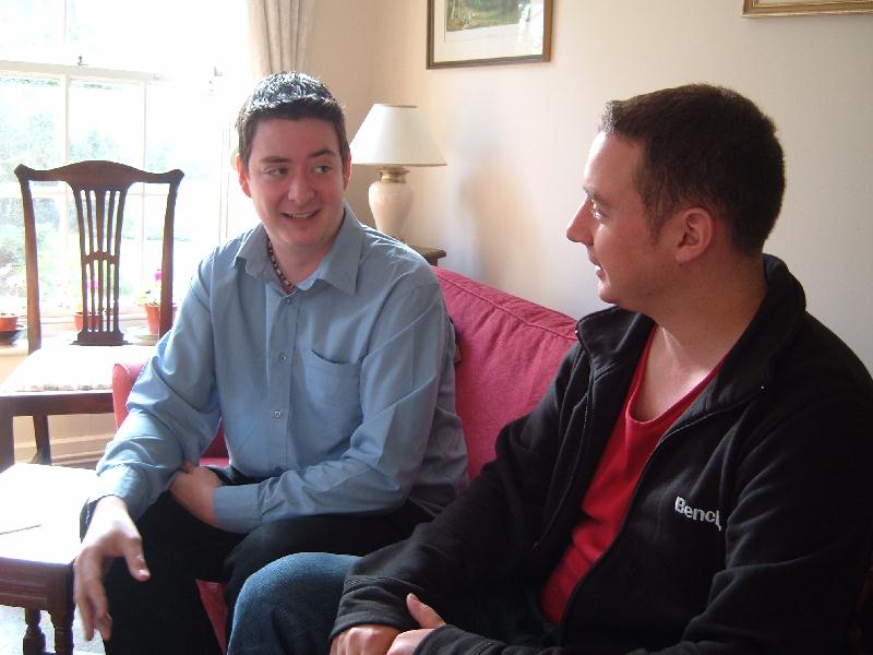 Chris and John