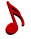 Revolving note button
